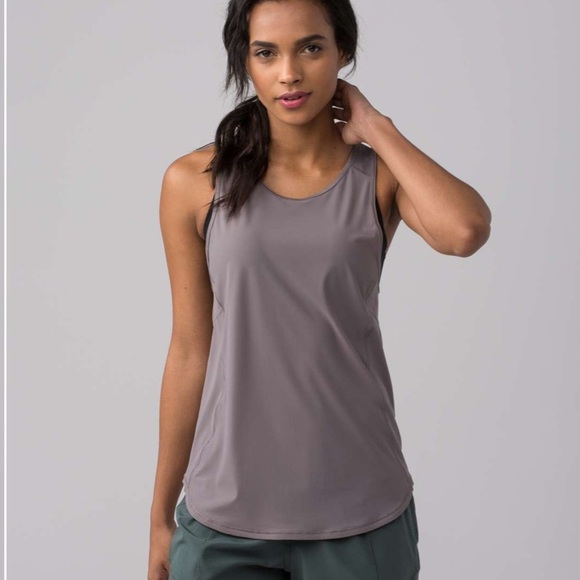🍋 LULULEMON Sculpt Tank II Grey size 4. Excellent condition super lightweight - Picture 6 of 9